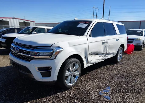 2022 Ford Expedition King Ranch Max из США, поврежденный, VIN 1FMJK1NT8NEA17495